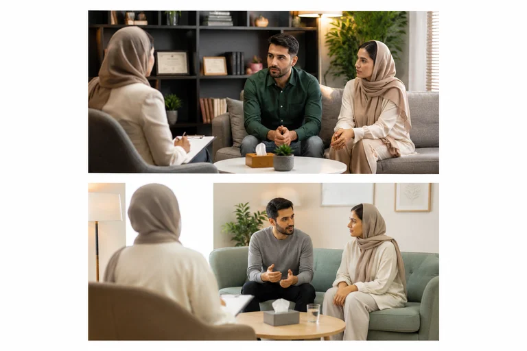 زوج درمانی کلینیک روانشناسی جوانه